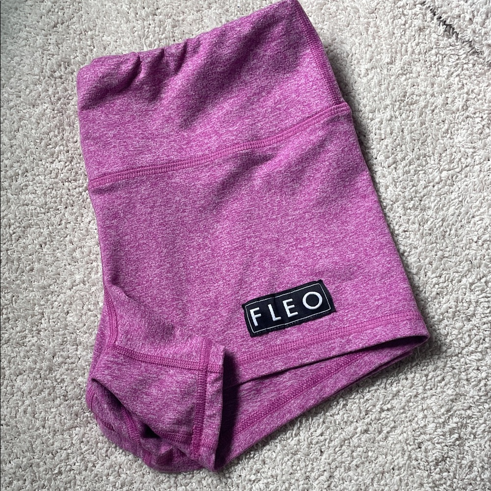 Fleo Women's Athletic Shorts in Vibrant Pink